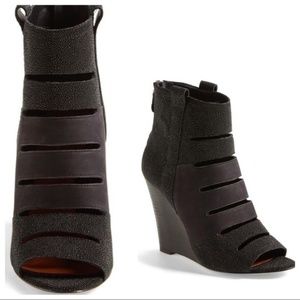 Rebecca Minkoff Sonny Wedge Bootie Black 9